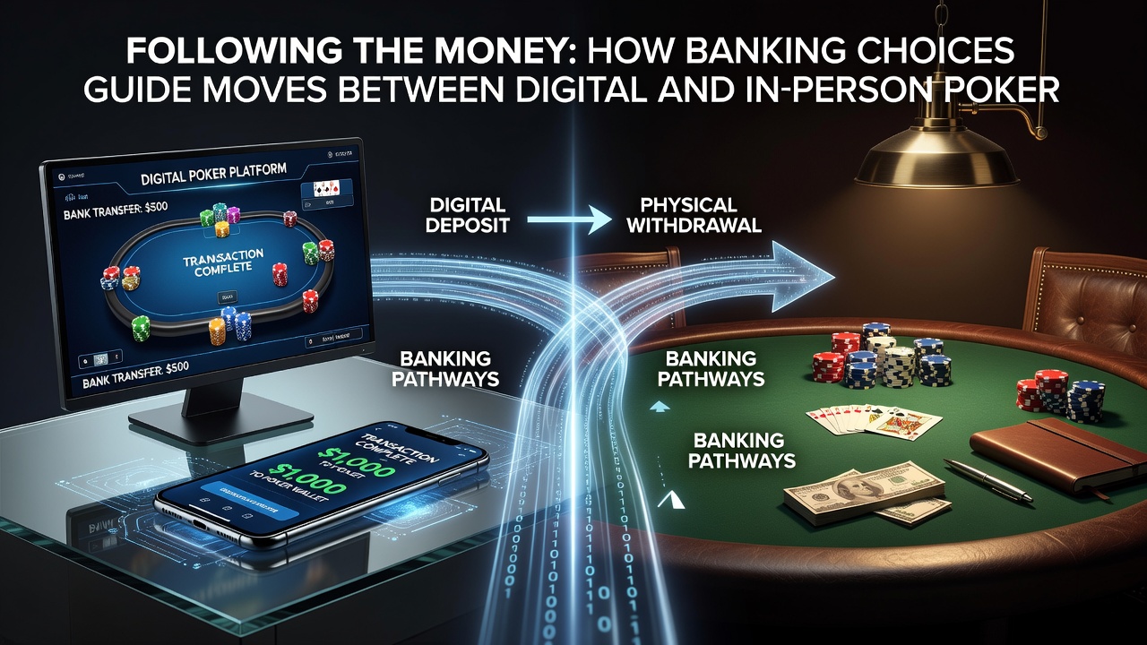 Banking options shaping player transitions between online platforms and live poker venues