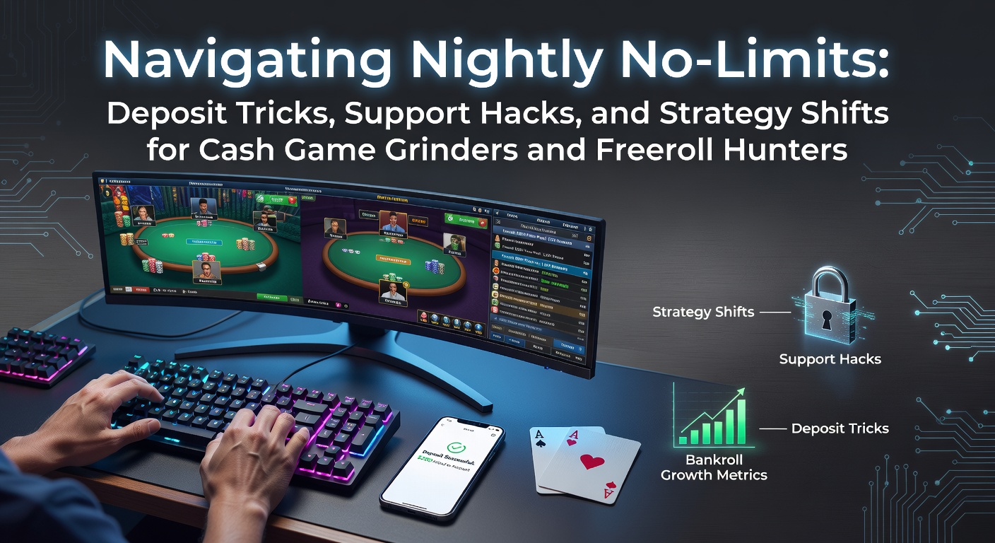 Poker players analyzing charts at a dimly lit table during a late-night no-limit cash game session